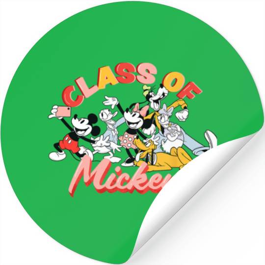Disney Mickey and Friends Class of Mickey Graduation Stickers