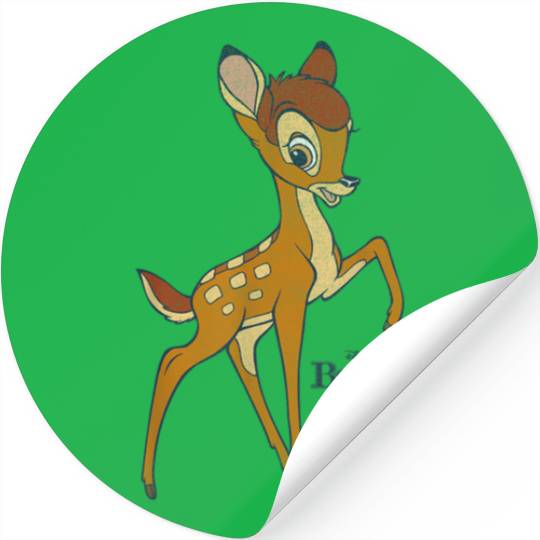 Disney Bambi Simple Portrait Logo Stickers