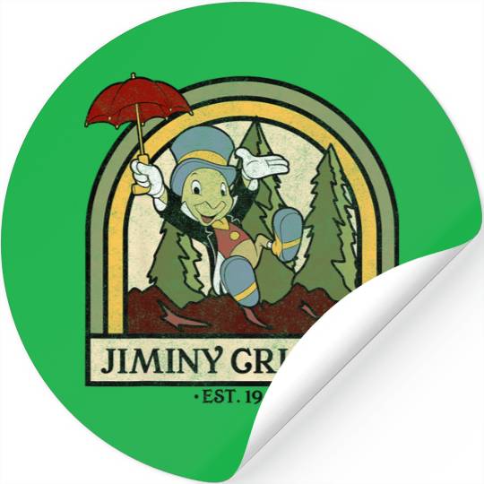 Disney Pinocchio Jiminy Cricket Established Stickers