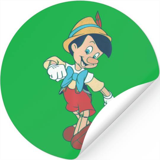 Disney Pinocchio Vintage Portrait Stickers