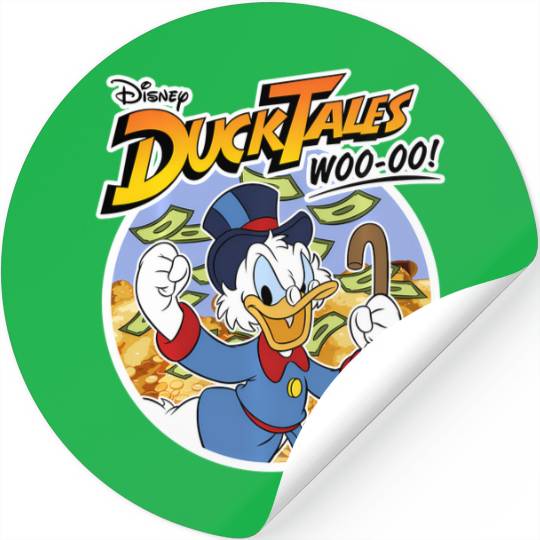 Disney Ducktales Classic Uncle Scrooge Woo-Oo Stickers