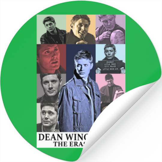 Dean Winchester Eras Tour Stickers