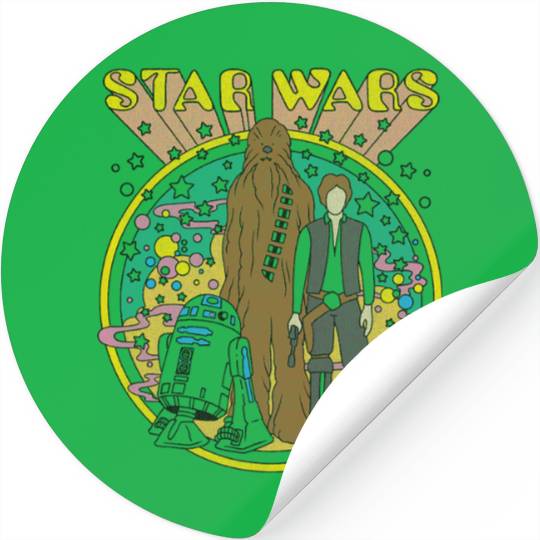 Star Wars Vintage Psych Rebels Disney Stickers