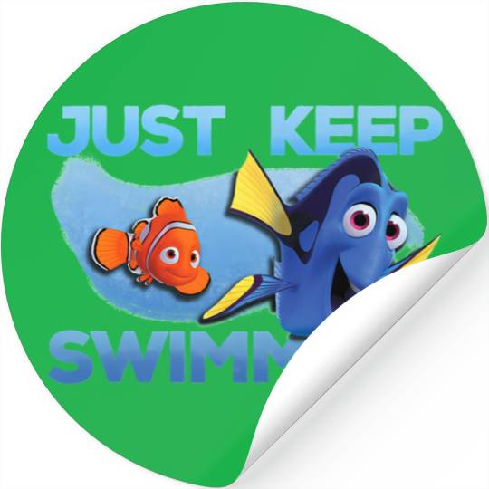 Disneyss Pixar Finding Dory Just Swimming With Nemo T Tee T Tee Stickers