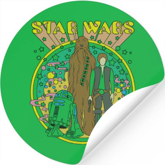 Star Wars Vintage Psych Rebels Disney Stickers