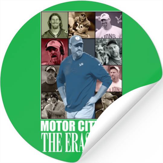 Dan Campbell Eras Tour TShirt Stickers