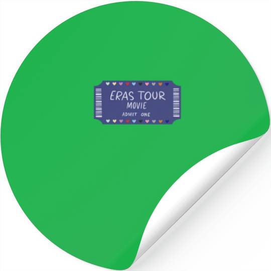 Eras tour movie ticket Stickers