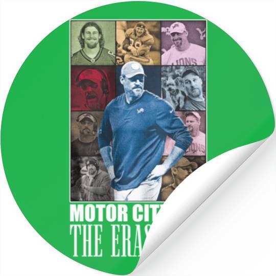 Dan Campbell Eras Tour Stickers