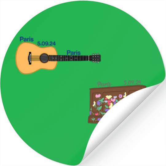 Paris N1 Eras Tour Surprise Songs Pack Stickers