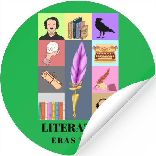 Literature Eras Tour - No Background Stickers