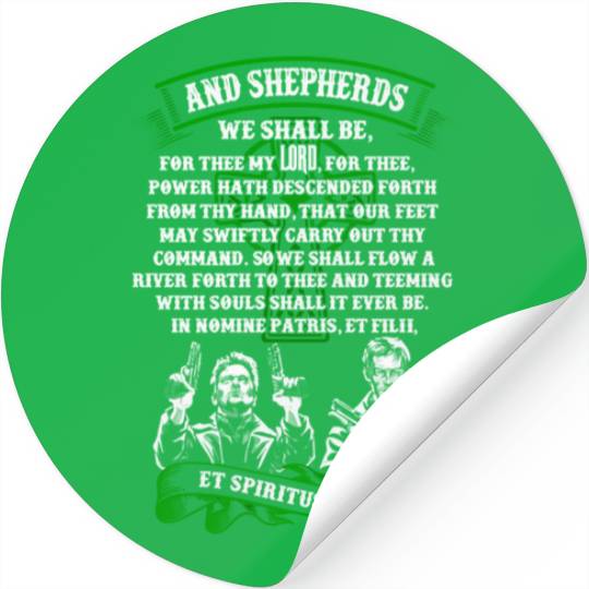 The Boondock Saints - And Shepherds we shall be Stickers