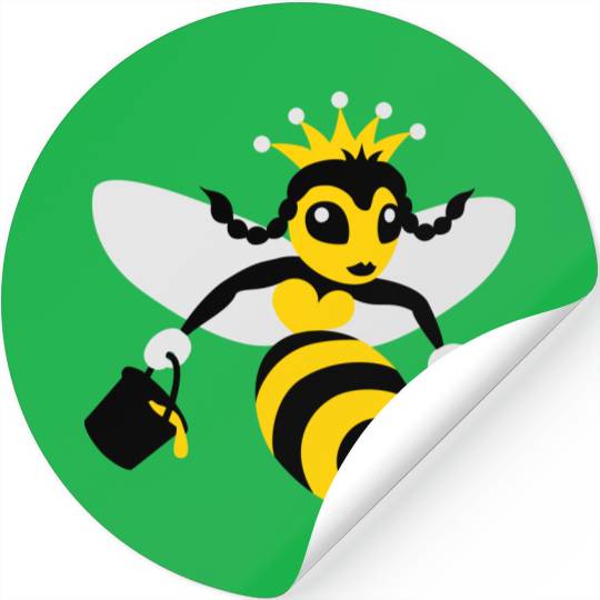 Queen Bee Stickers