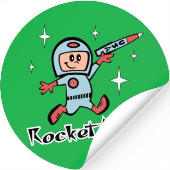 Rocket Man Stickers