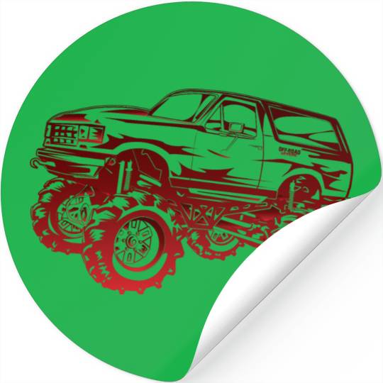 Discover Mega Mud Ford Bronco Red