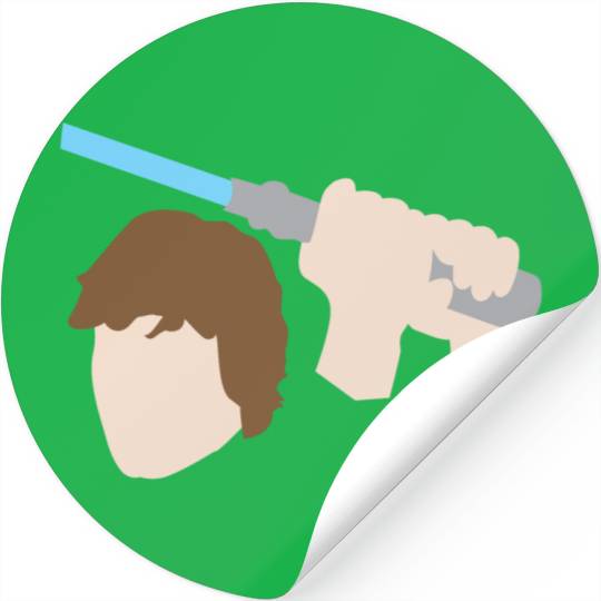 Luke Skywalker Lightsaber Stickers