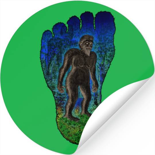 Sasquatch Big Foot Stickers