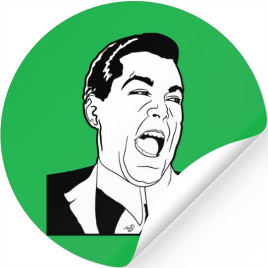 Ray Laugh Meme byTaizTeez Stickers