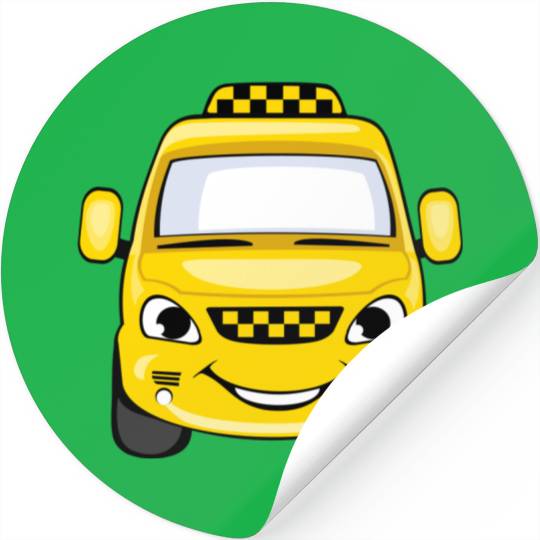 Taxi design art Stickers