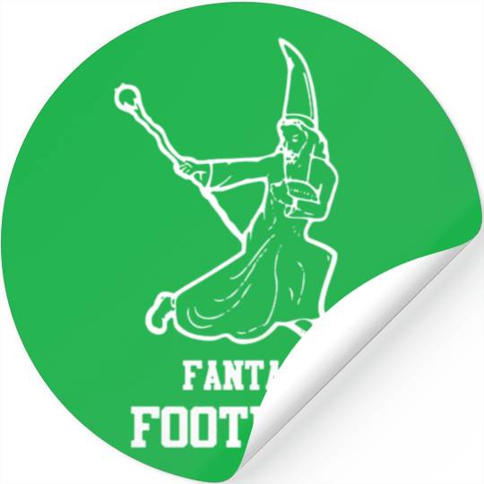 Fantasy Football Fairy Draft Beer Sports Wizard Stickers