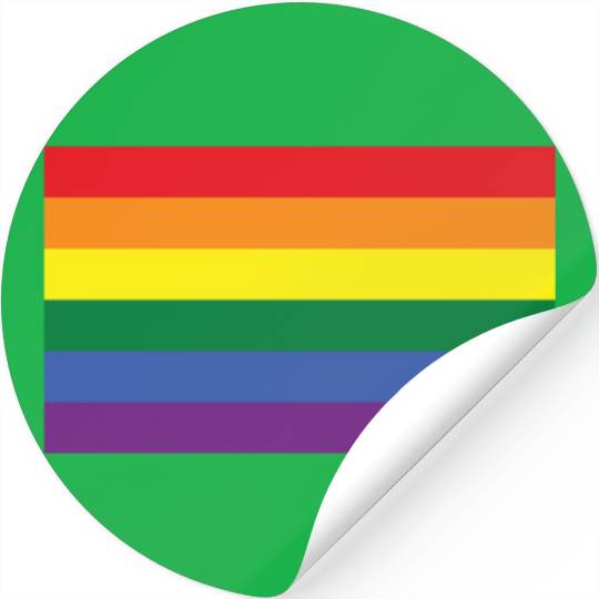 LGBT Gay Pride Rainbow Flag Stickers
