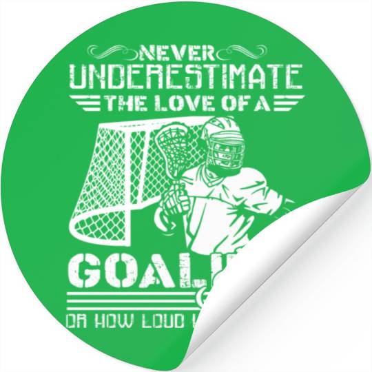 Lacrosse Goalie Dad Stickers