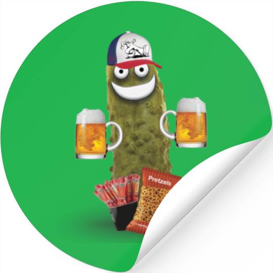 Drinking Buddy Pickle Stickers
