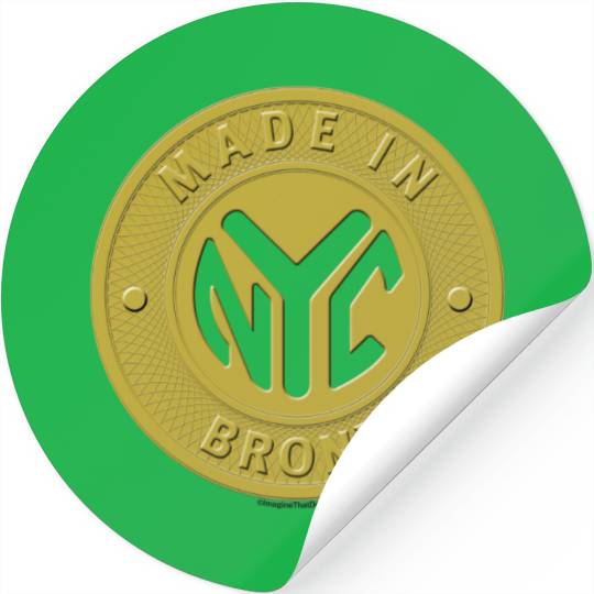 Made In The Bronx Token Stickers