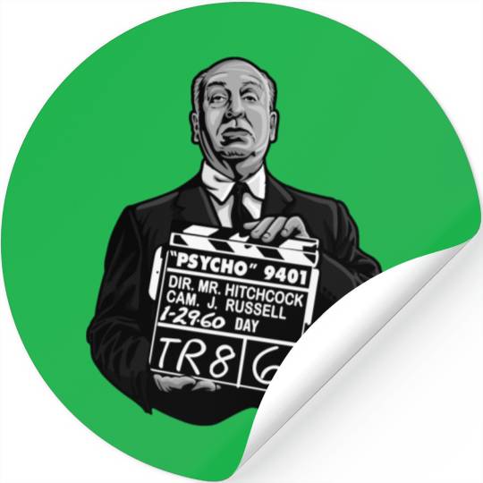 Alfred Hitchcock "Psycho" Stickers