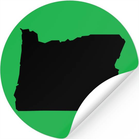 Oregon map Stickers