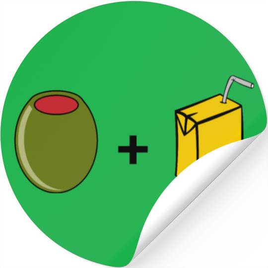 Olive Juice I Love You Stickers