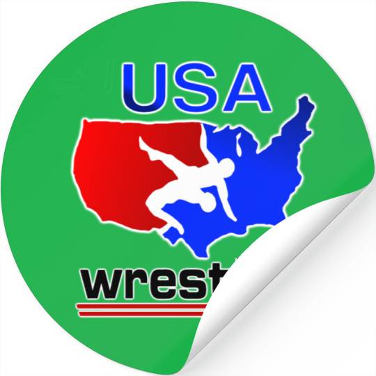 Team USA Wrestling Stickers