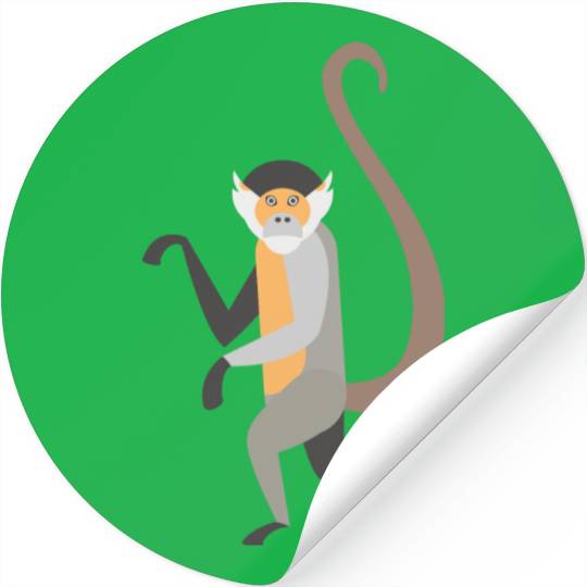 Squirrel monkey Stickers