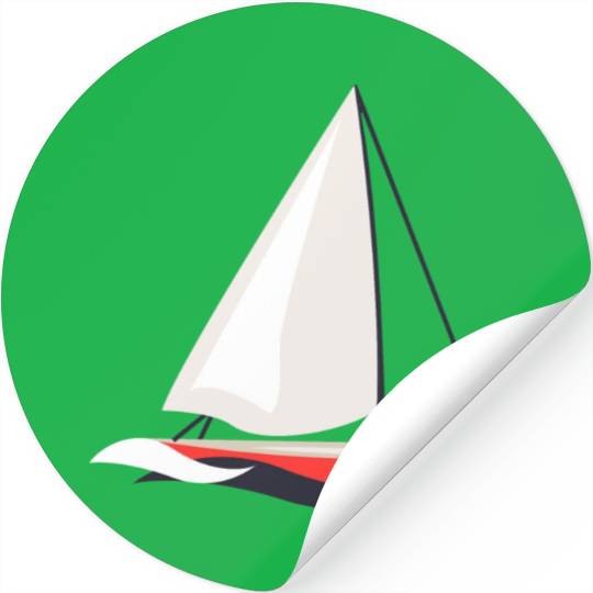 sailing boat Stickers