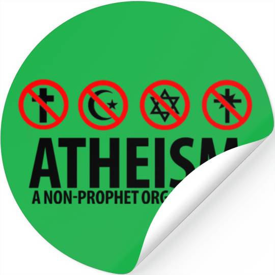 Atheism: A Non Prophet Organization Stickers