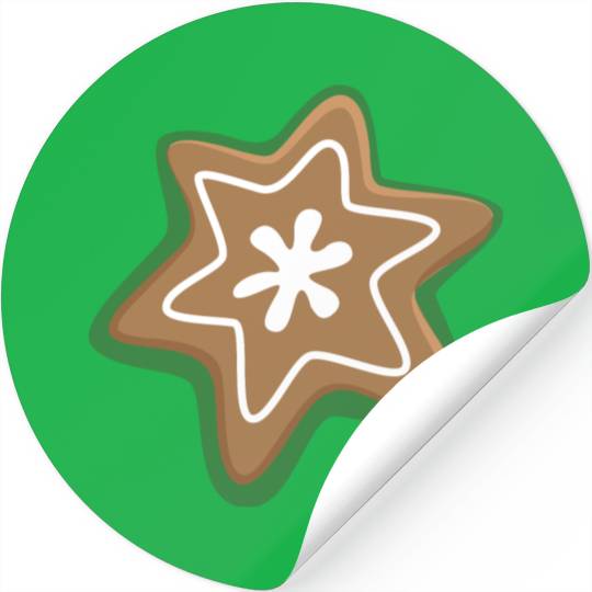 Gingerbread cookie Stickers