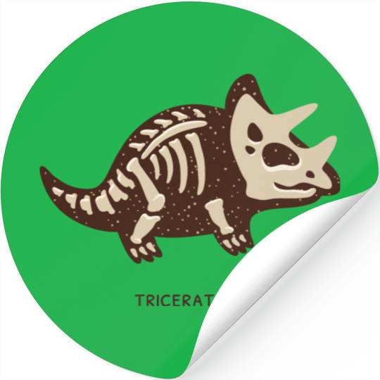 Triceratops Stickers