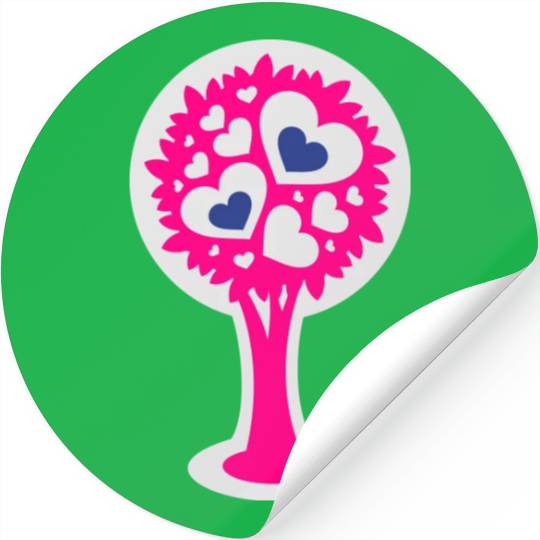 Heart Tree Stickers
