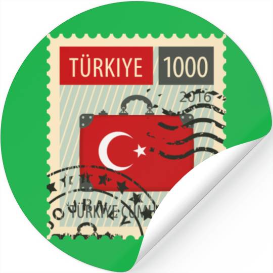 stamp turkey Stickers