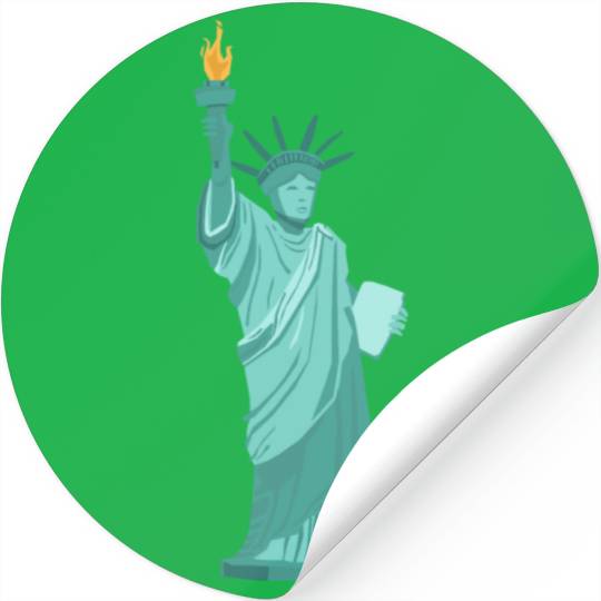statue of liberty Stickers