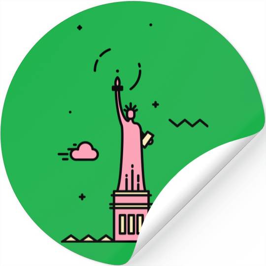 Statue of liberty Stickers