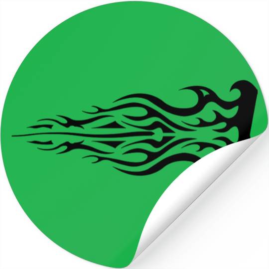Fire T Tattoo Stickers