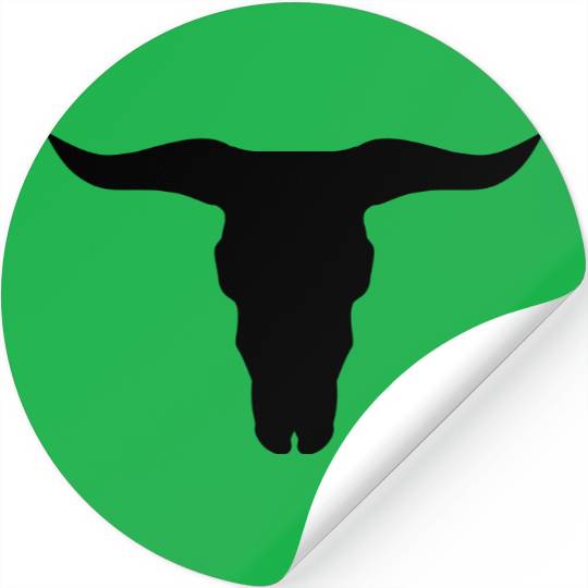 buffalo skull Stickers