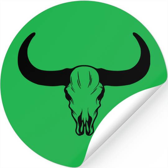 buffalo skull Stickers