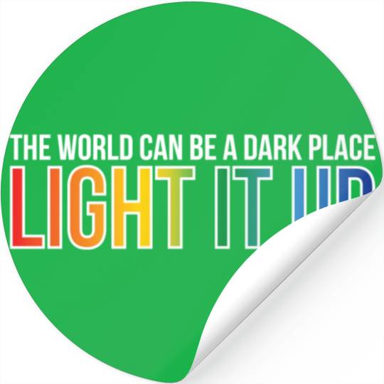 Gay Pride - LGBT Light It Up Stickers