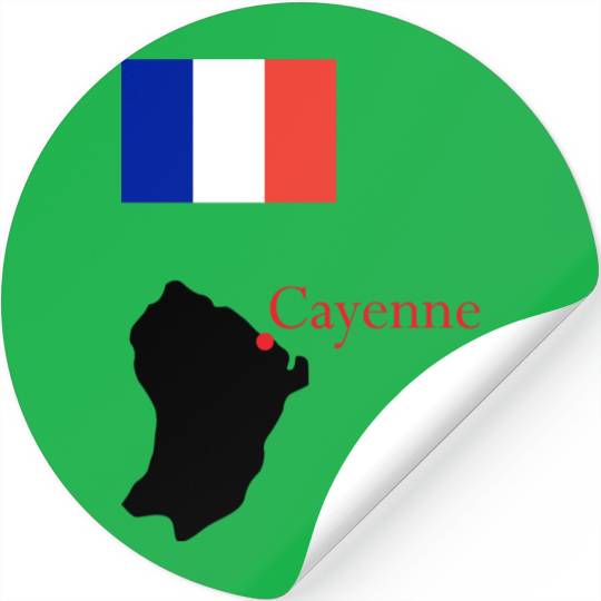 018 countries flags France FrenchGuiana ve Stickers