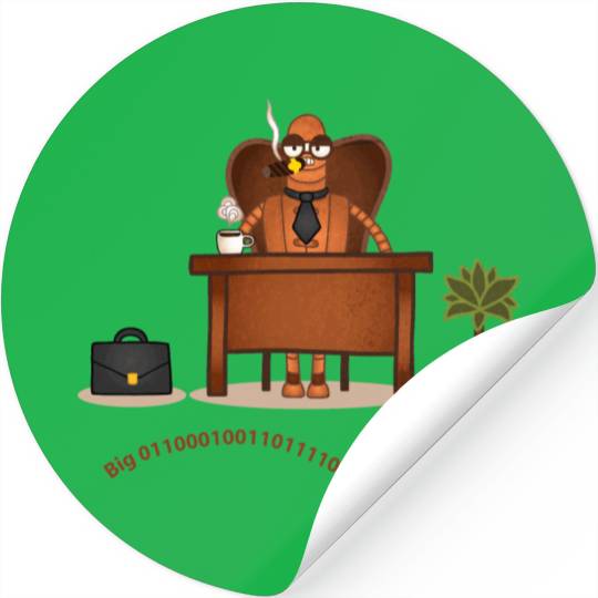 Robot Office Stickers