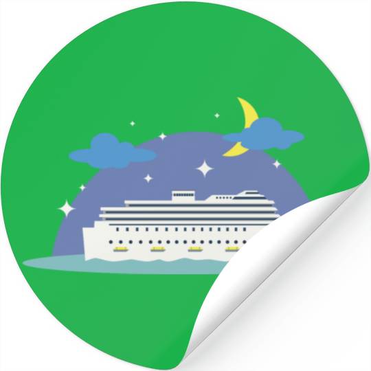 cruise ship Stickers