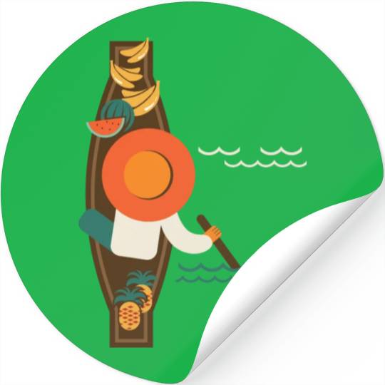Fruit merchant Stickers