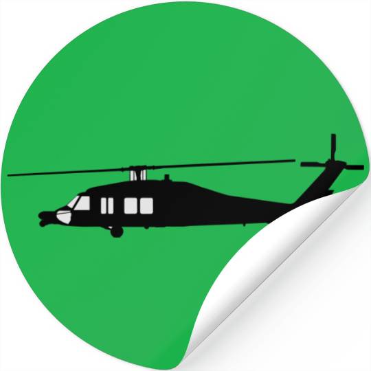 helicopter Sikirsky UH 60 Black Hawk Stickers