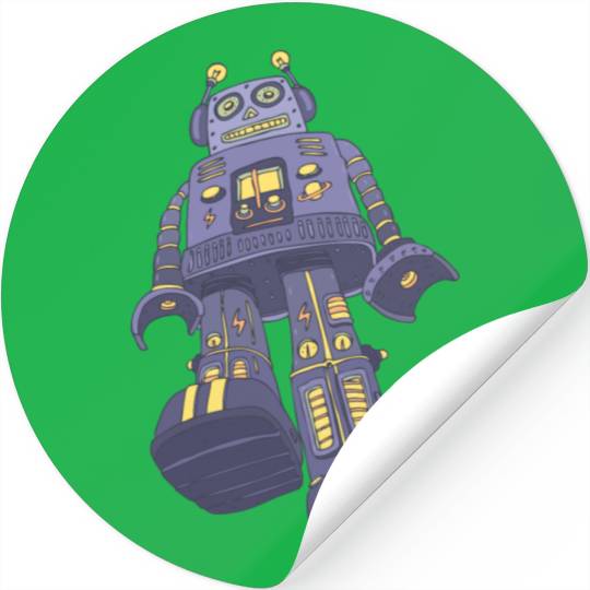 43 robot 49 png vectorstock 4842445 Stickers